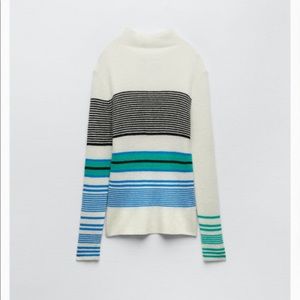 Zara striped knit sweater